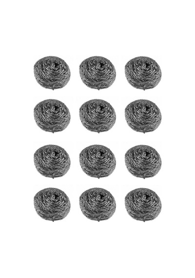 Sinerjishop 12 Adet Paslanmaz Bulaşık Teli Endüstriyel Boy 40 G