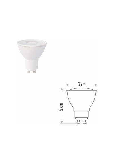 Cata 7 Watt Gu10 Duylu Led Çanak Ampul Ct-4215 R