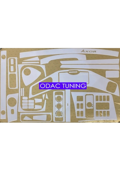 Mercedes Axor Torpido, Konsol, Trim, Göğüs Kaplama Set Beyaz Renk
