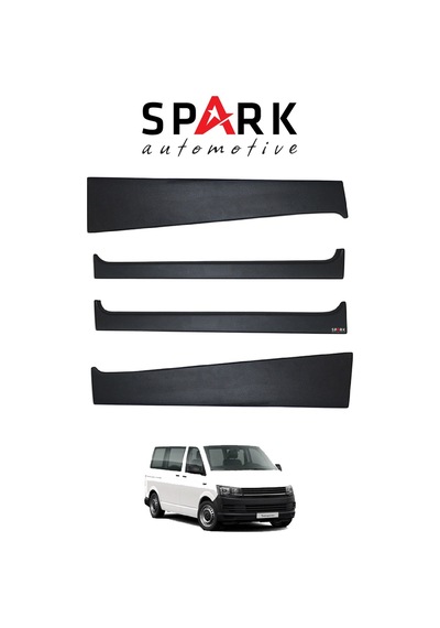 Volkswagen Transporter T6 2015-2020 Yıl Aralığı Uyumlu Ön Direk Kaplama 4 Parça