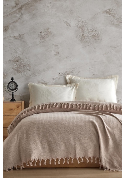 Viaden Berlino Çift Kişilik Pike 200 x 230 CM Bej