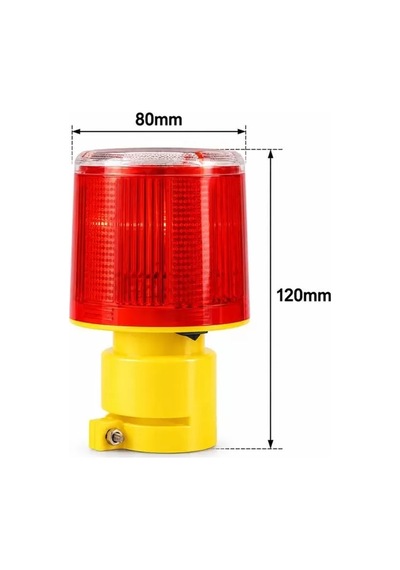 Sh Powermaster Pm-39272 Kırmızı İkaz Lambası 120x80mm Najmaddin