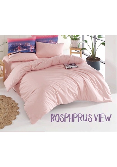 Düz Boya Tek Kişilik Nevresim Takımı Bosphprus Vıew