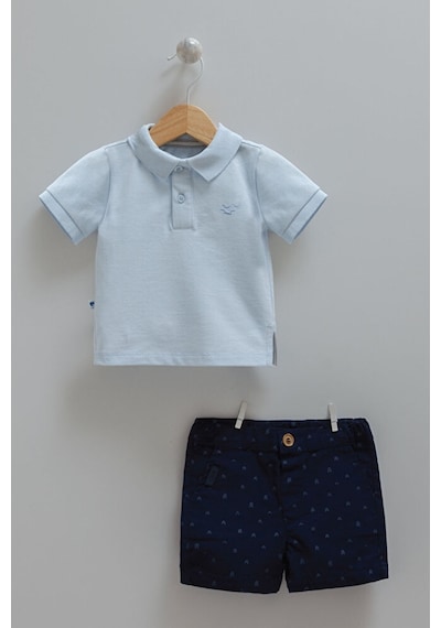 Caramell Polo Summer Collection Erkek Açık Mavi Polo Tişört V 001