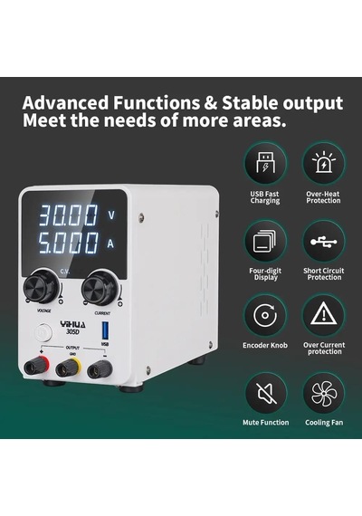 Wellhise Yihua 305d Dc 30volt 5amper Güç Kaynağı