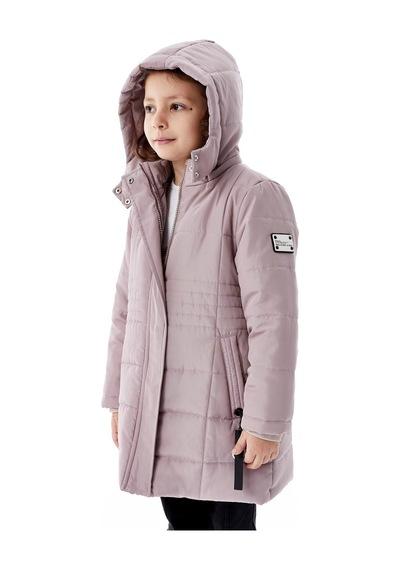 Benitto Kids Kız Çocuk Kapüşonlu Kışlık Şişme Mont 51355 Mor