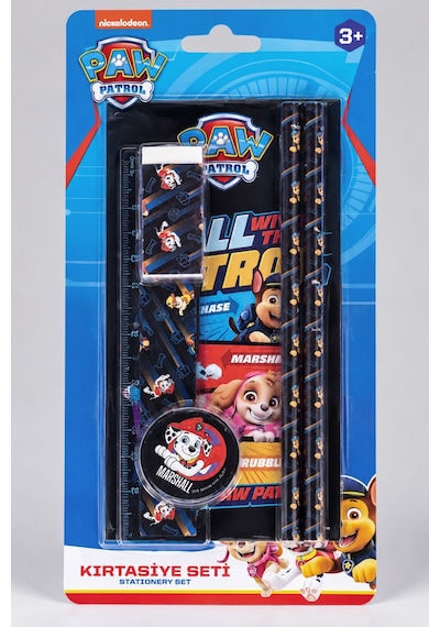 X Dekomus Lisanslı Paw Patrol Rescue Crew Collection 6'lı Kırtasiye Seti Not Defteri,2 Adet Kurşun Kalem,cetvel,silgi,kalemtraş Diğer