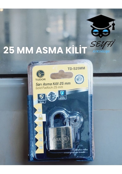 25 Cmm Asma Kilit Dolap Kilidi Paslanmaz Darbeye Dayanıklı Çok Renkli