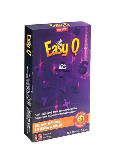 Easyq Omega 3 Kolin Vitamin 30 Tablet
