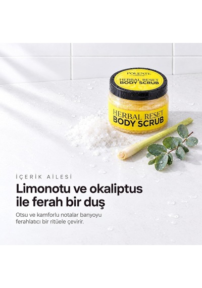 Herbal Reset Body Scrub, Botanik Tuz Vücut Peelingi, 250 Ml