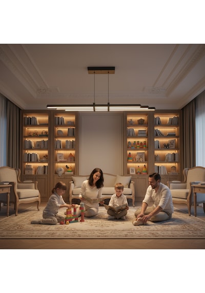 Cosmo Gold Lineer Led Sarkıt Avize Kumandalı Dim Edilebilir Aşağı Işık Diğer