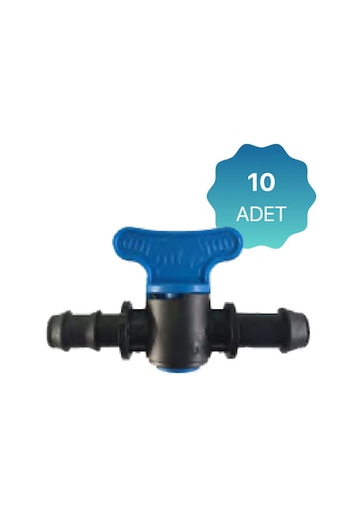 Damlama Sulama Conta Çıkış Mini Vana - 16X16Mm (10 Adet)