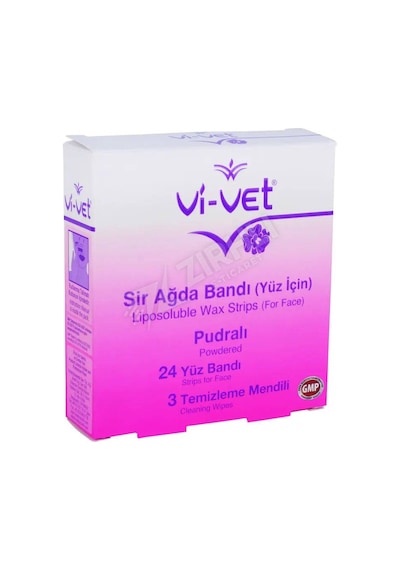 5 Adet Vi-vet Yüz Ağda Bandı 24lü+3 Temizleme Mendili