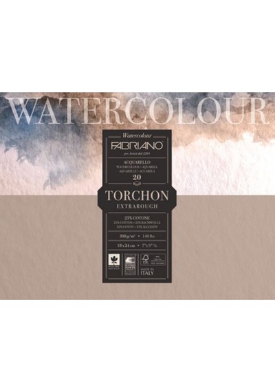 Fabriano Torchon Extra Rough 30.5x45.5cm - 300 Gr. - 20 Yaprak No Color