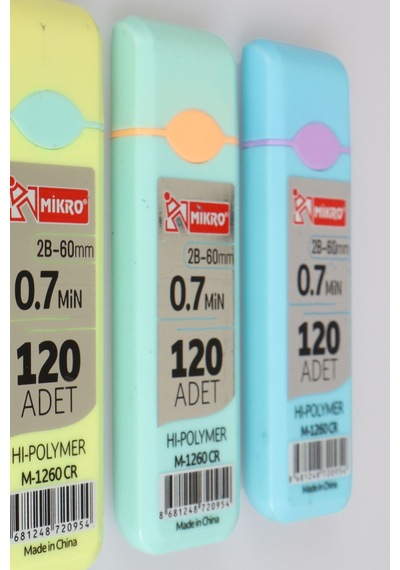 X Dekomus Pastel Touch Collection "2 Adet" 120'li 0.7 Mm 2b Uç Seti "dekomus Cep Defteri Hediyeli" Altın