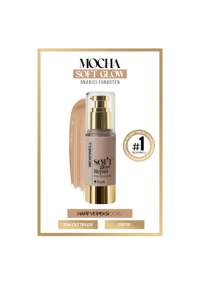 Mocha Soft Glow Repair Foundation Yumuşak Işıltılı Onarıcı Fondöten 30 Ml Biege