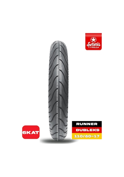 Servis 110 80 17 Servis Tyres Runner 6 Kat Dubleks Lastik