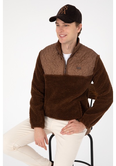 U.s. Polo Assn. Erkek Kahverengi Sweatshirt 50309995-vr029 Kahverengı