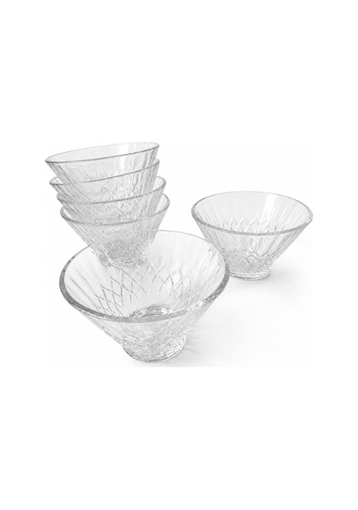 Paşabahçe Glass4you Vanilla Cam Kase 6'li Set 530436-10 Cm Çok Renkli