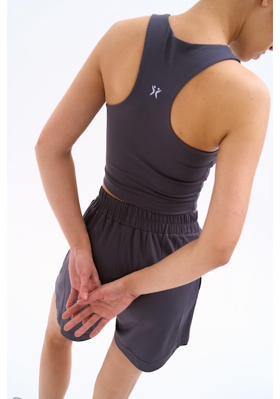 Normal People Lıor - Spor Bra Softflow Kumaş Gri
