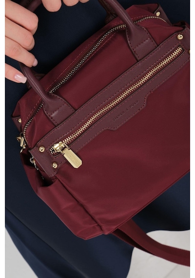 Silver Polo Sp1219 Kadın El Çantası Saten Bordo-bordo