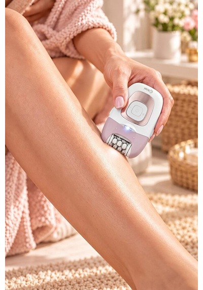 Kiwi Kep-6819 Şarjlı Epilasyon Cihazı Beyaz 18 Cımbız & Lcd Ekran & Led Aydınlatma