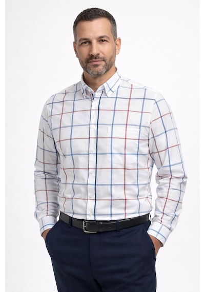 Lugon Klasik Regular Fit Uzun Kol Erkek Gömlek 7614 Beyaz Lugon Klasik Regular Fit Uzun Kol Erkek Gömlek 7614 Beyaz