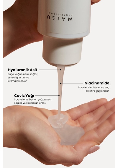 Matsu Deep Hydrating Nem Şampuanı  350 ml | Kuru & İnce Telli Saçlar