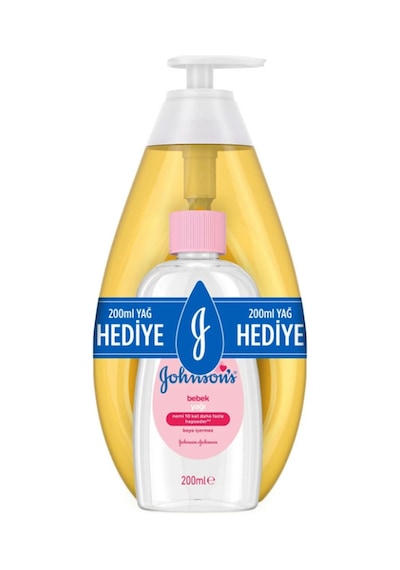 Johnson's Baby Bebek Şampuanı 200 ML + Bebek Yağı 200 ML