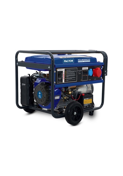 Factor 8,1 Kva Benzinli İpli - Marşlı Trifaze Jeneratör Fckgl8000ce3