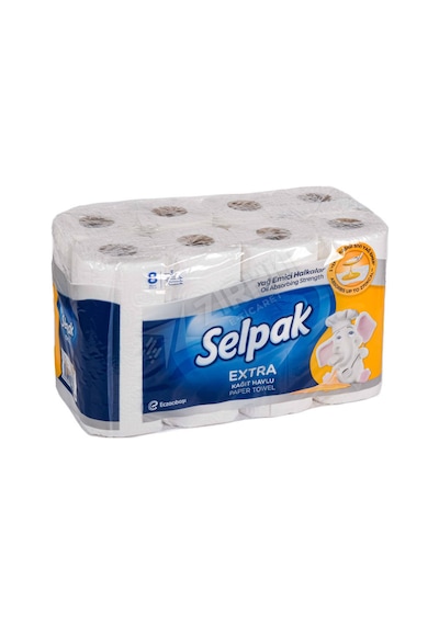 5 Adet Selpak Yağ Emici Kağıt Havlu Extra 8li