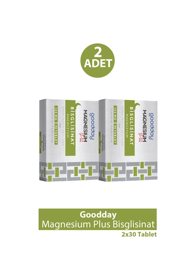 Goodday Magnesium Plus Bisglisinat 30 Tablet 2 Adet
