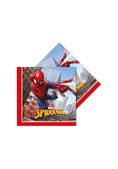 Spiderman Crime Fighter Peçete 33x33 20lı 1 - 12 Yaş