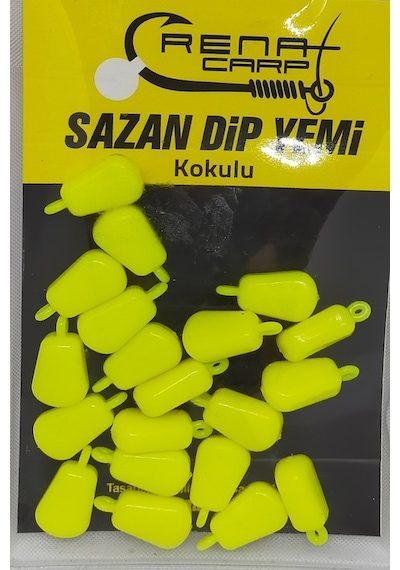 Renat Carp Kulplu Kokulu Fluo Yeşil Mısır Sazan Dip Yemi (20 Adet