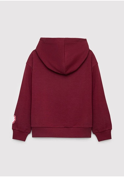 Mavi Lola Bunny Baskılı Bol Rahat Kesim Bordo Kız Çocuk Sweatshirt 7s10214-70393