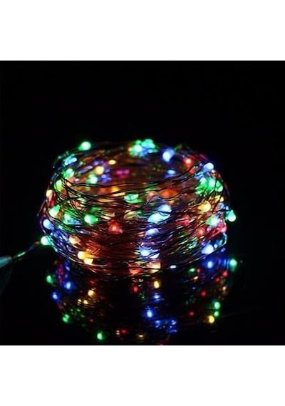 Pilli Dekoratif Peri Led Işık 3 Metre Rgb Gaming Aydınlatma Çok Renkli