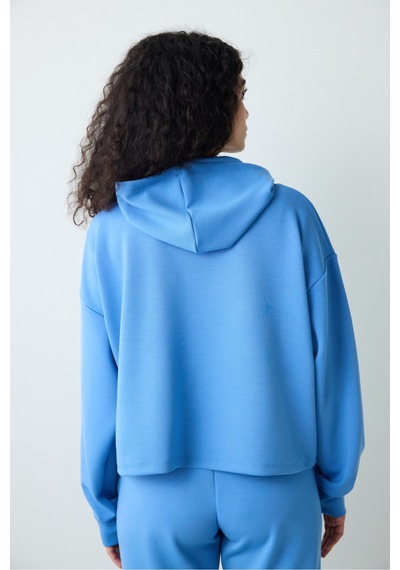 Penti Mavi Kapüşonlu Silky Touch Sweatshirt