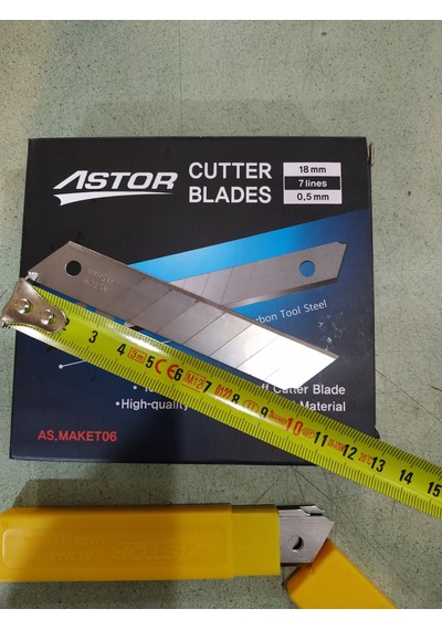 Maket Bıçağı Ağzı Yedek 100Lük Paket Astor