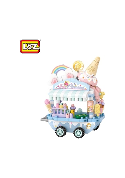 Lz-8854 Loz Dondurma Arabası 300 Parça Block Oyuncak