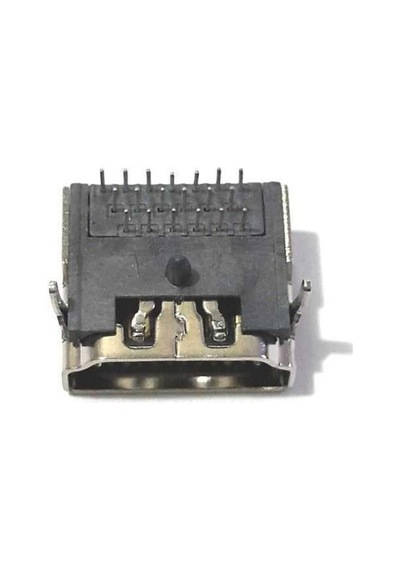 Hdmi Dişi Lehim Tipi Soket 90 Derece Dişi 19 Pin Dik Hdmi Dişi Soket