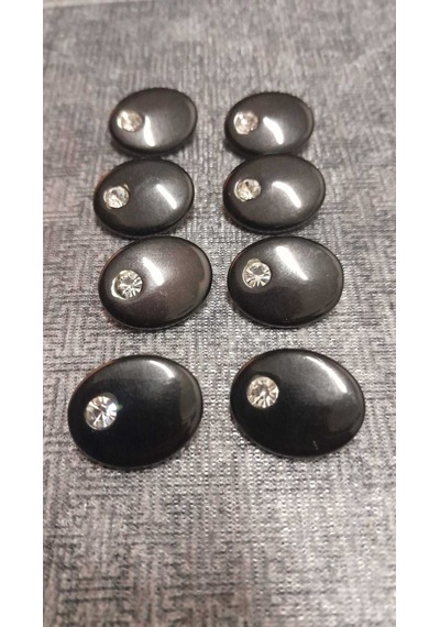Polyester Taşlı Dügme 30 Boy 16 Mm 8 Adet