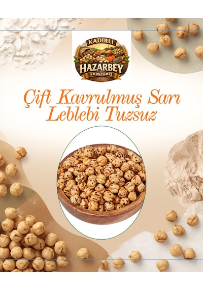 Kadirlihazarbey Tuzsuz Sarı Leblebi Dağlama Lelebi 100 G