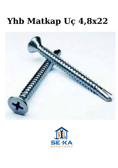 Yhb Matkap Uç 4,8x22 Çinko 200 Adet 4.8 x 22 MM