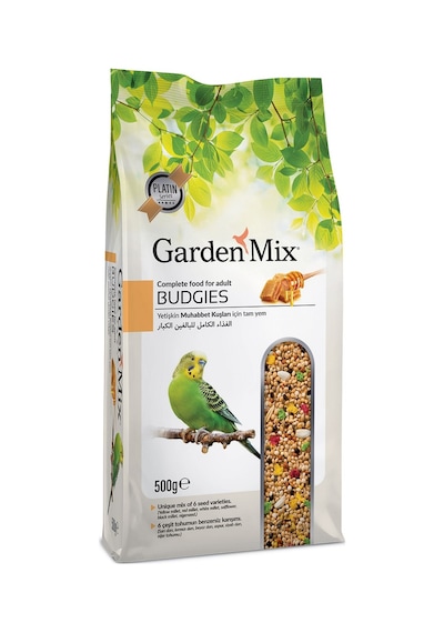 Gardenmix - 972 - Platin Ballı Muhabbet Kuş - Muratech - Yemi 500g Diğer