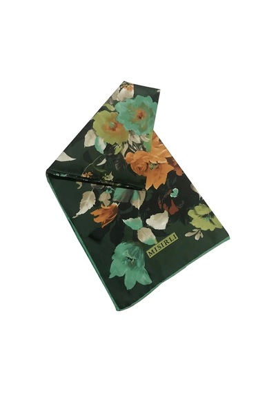 Yenisinial Mısırlı Polyester Eşarp Desen 11 Yeşil