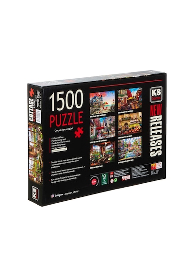 Ks Games 1500 Parça Puzzle Chalet Dağ Evi