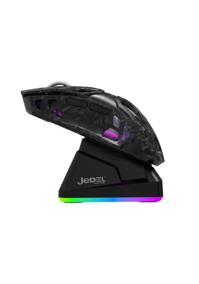 Jedel Gwh-111 Siyah Rgb Şarj İstasyonlu 12.000 Dpı Gaming Oyuncu Mouse Bluetooth + 2.4g + Kablolu Gaming Mouse