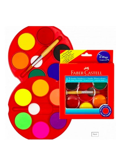 Faber-Castell Little Creatives Jumbo Suluboya 12li