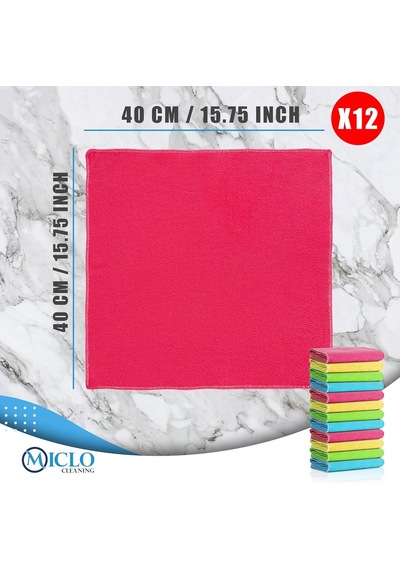 Mıclo Cleanıng / Mikrofiber Temizlik Bezi / Klasik Serii / 250 Gsm / Banyo, Mutfak Bezi / Bulaşık Kurulama Bezi / 4 Re Genel