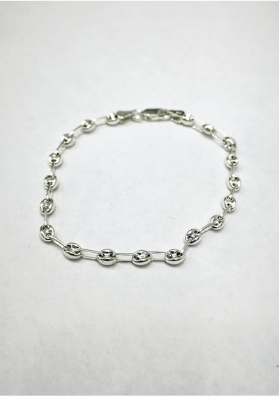 Omar Silver Unisex 4,5Mm Arpa Gemici Gümüş Bileklik 5,20 Gr